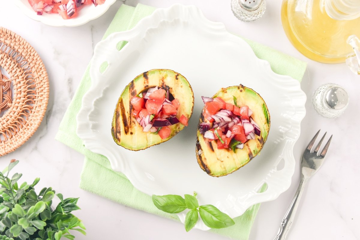 Aguacates a la plancha