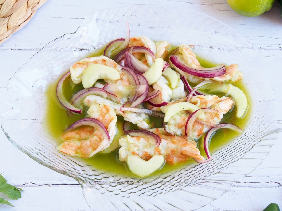 Aguachile de camarón, receta fácil y tradicional mexicana