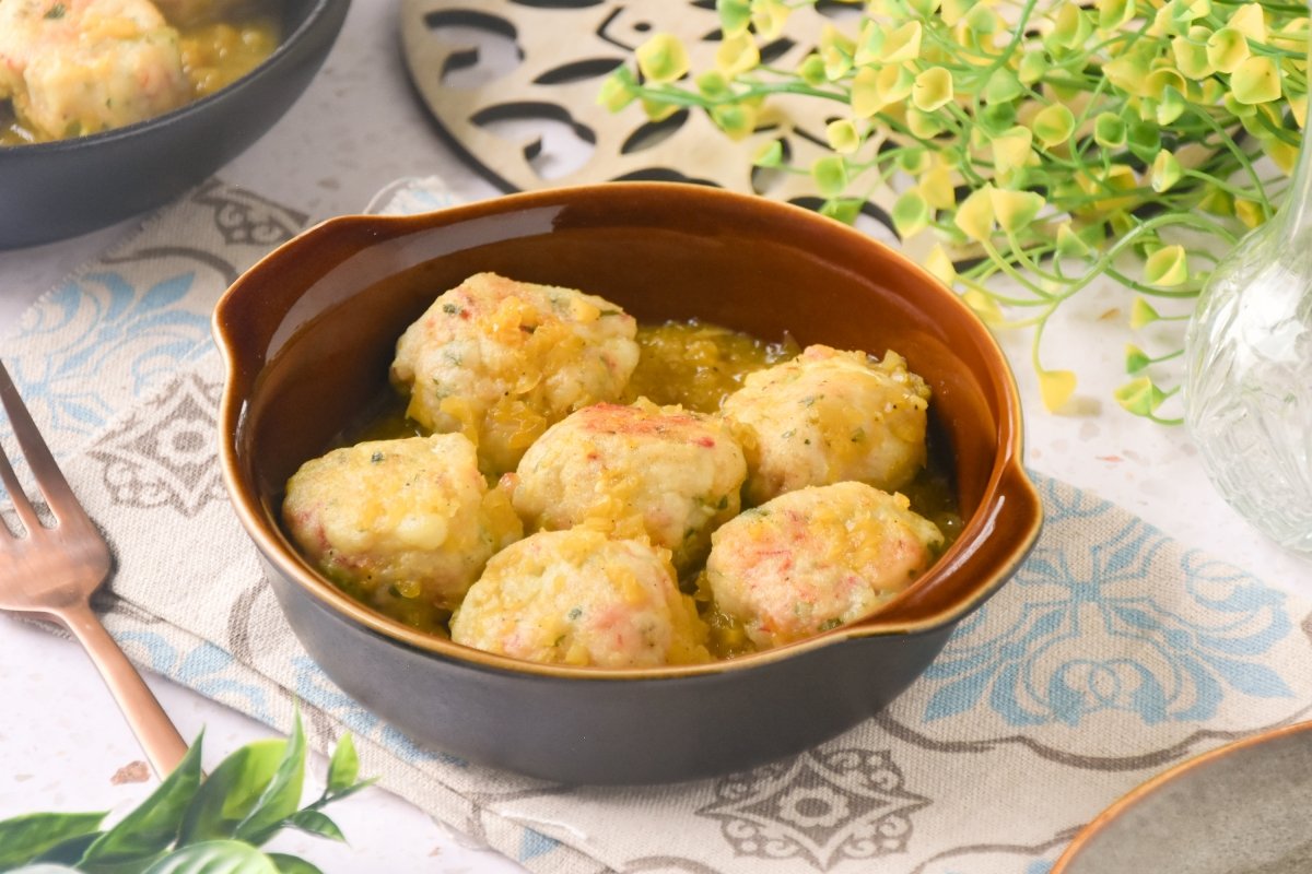Albóndigas de marisco caseras