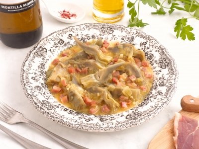 Alcachofas a la montillana