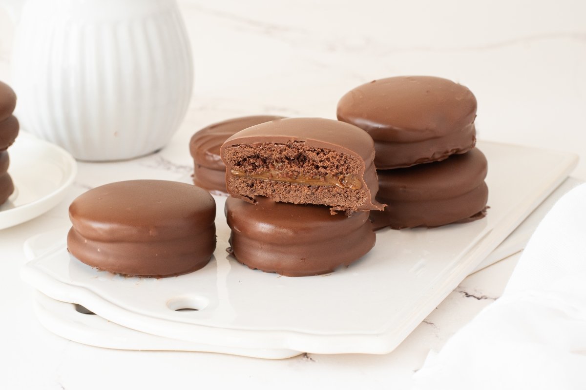 Alfajores de chocolate