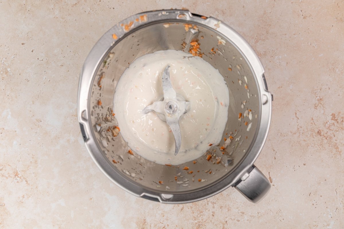 Aliño de la ensalada de col con Thermomix
