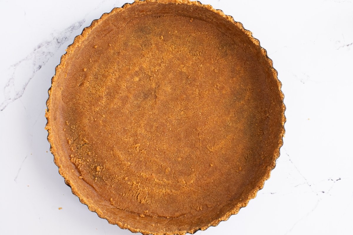 Alisamos la galleta de la tarta de limón