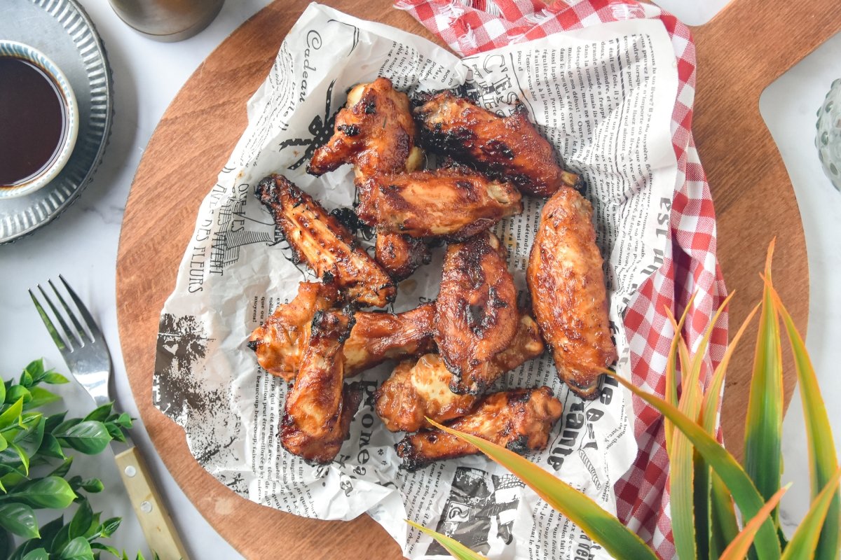 Alitas de pollo a la barbacoa caseras