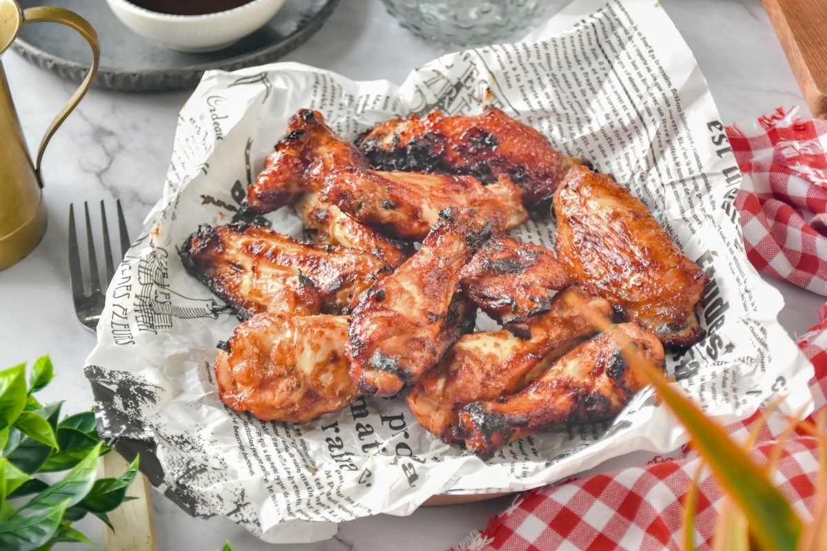 Alitas de pollo a la barbacoa