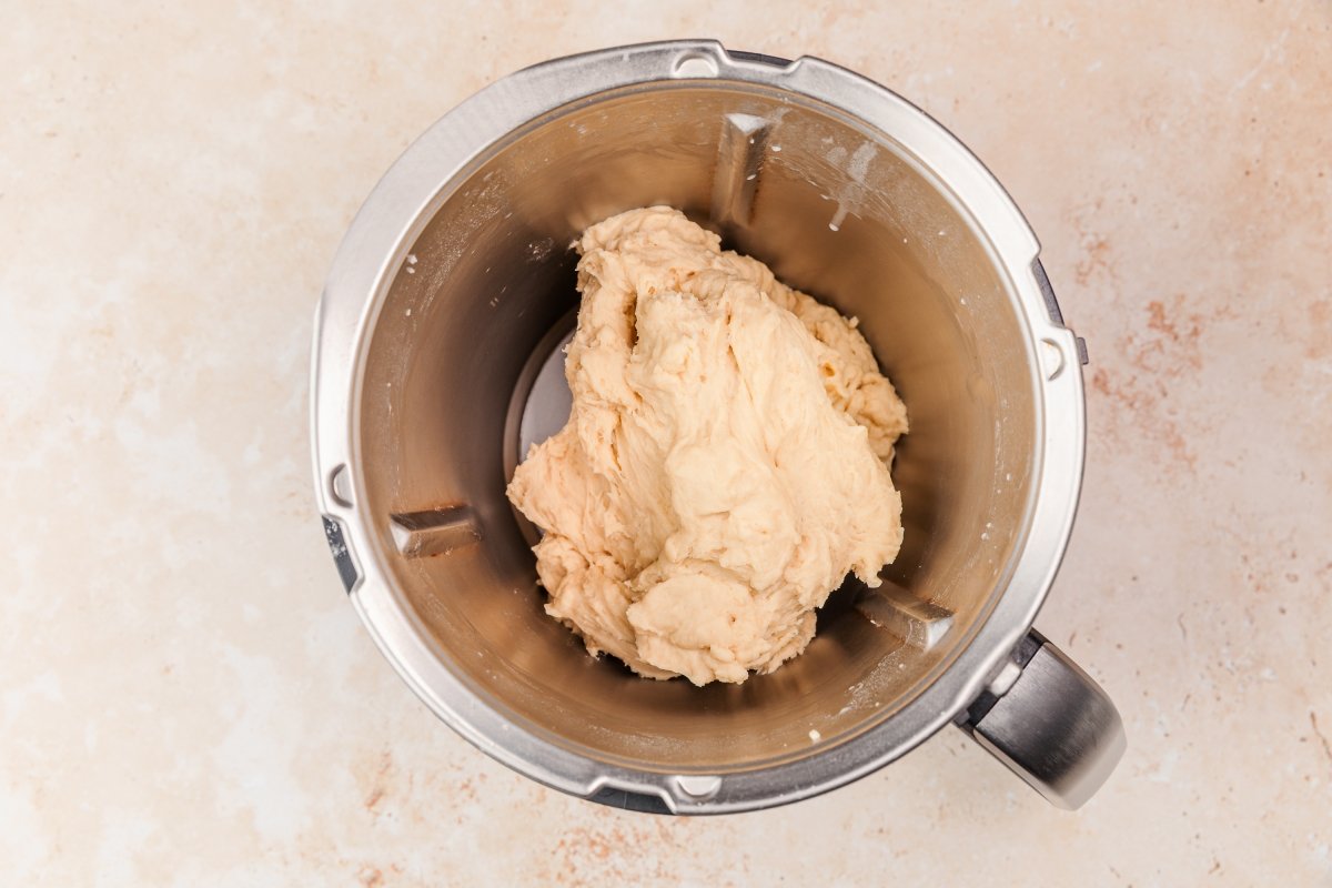 Amasando la masa de los donuts con Thermomix