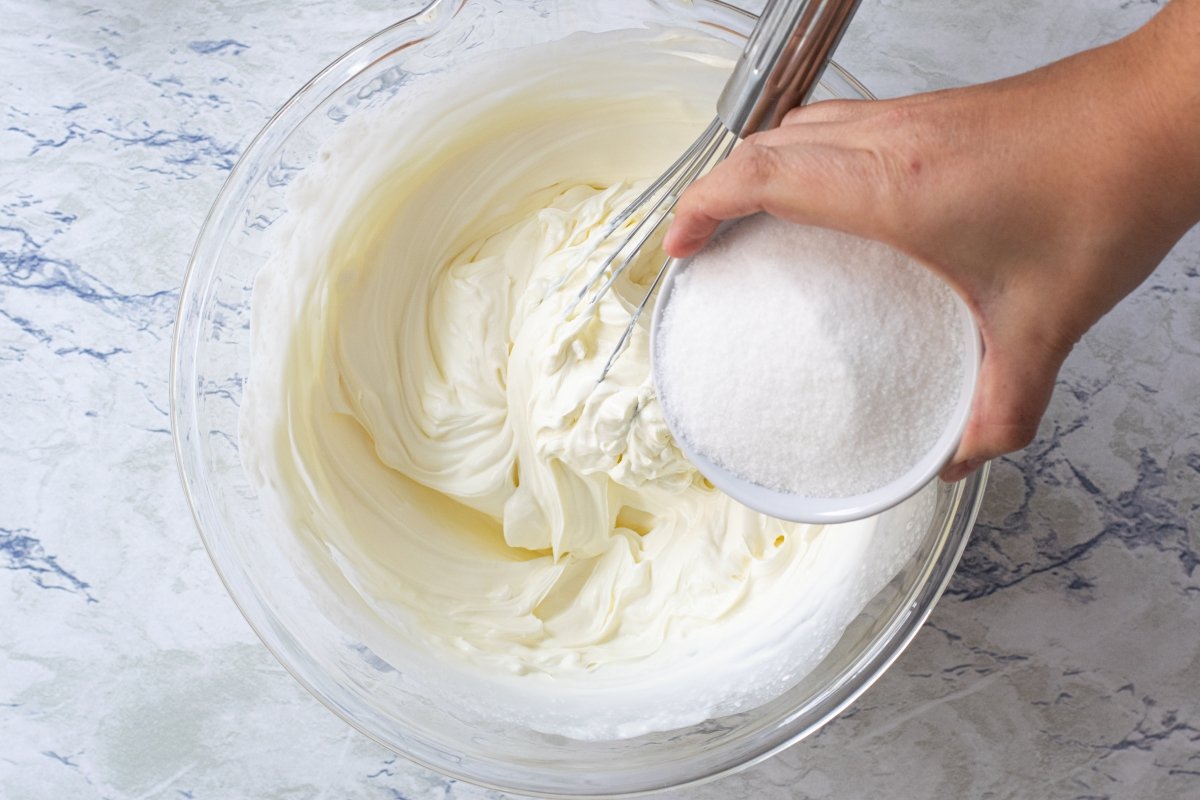 Add the sugar from the New York Cheesecake