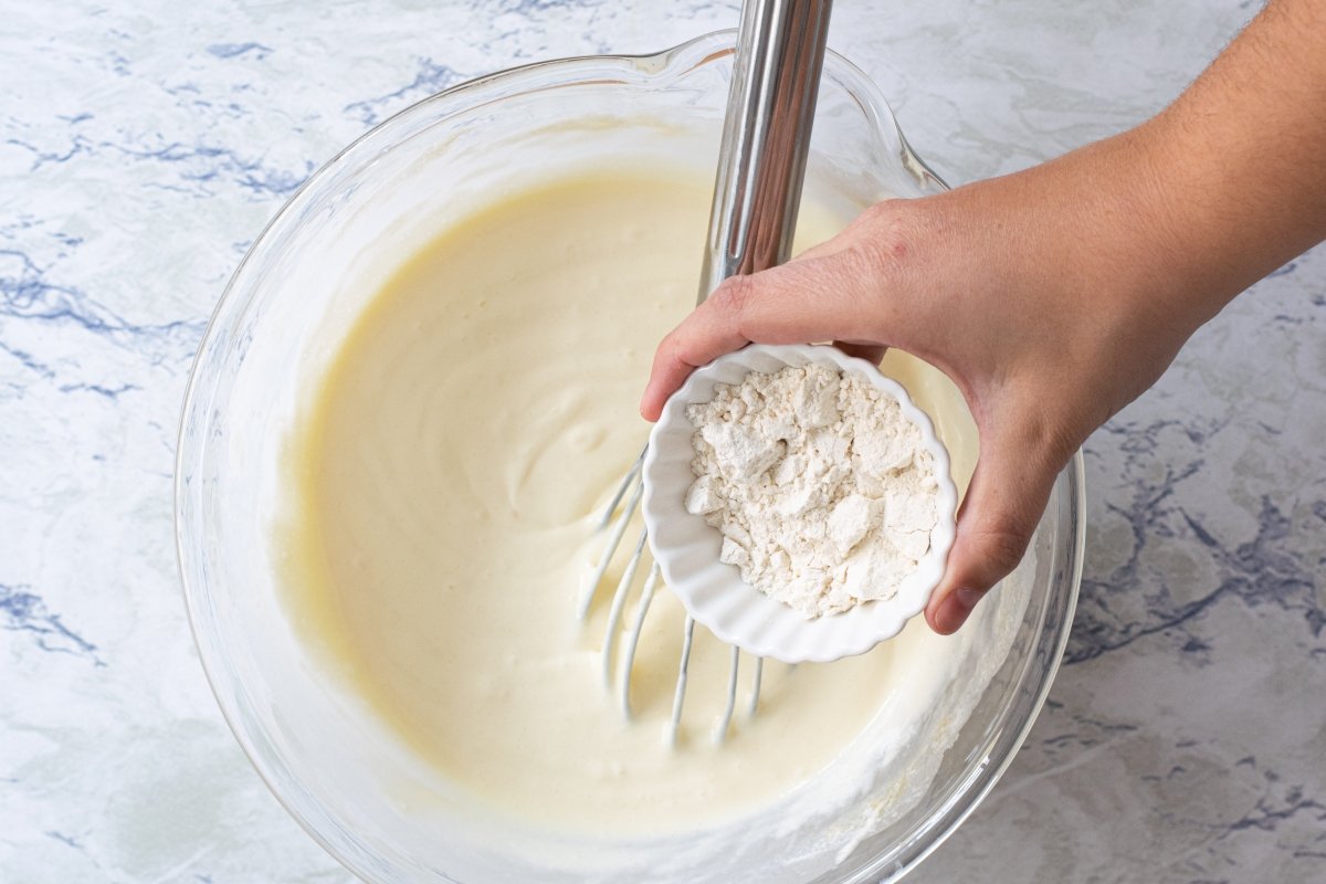 Add the New York Cheesecake flour