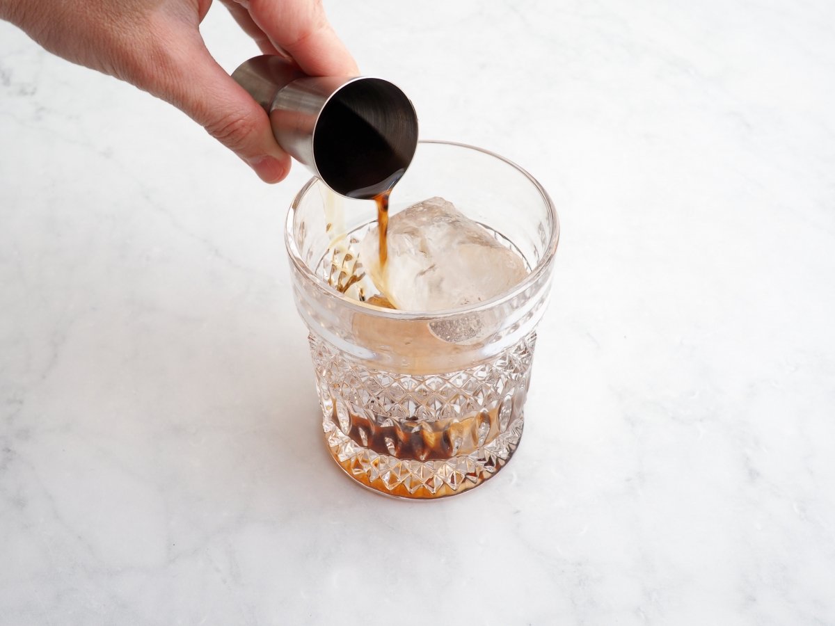 Añadir el licor café