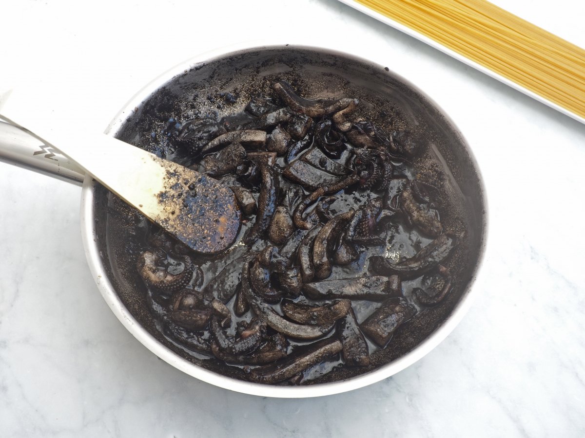 Añadir la tinta de la sepia