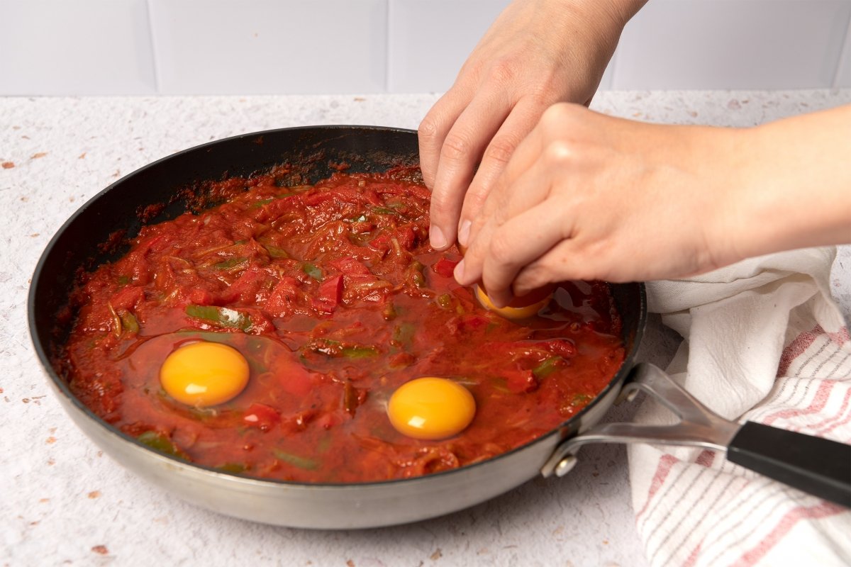 Añadir los huevos