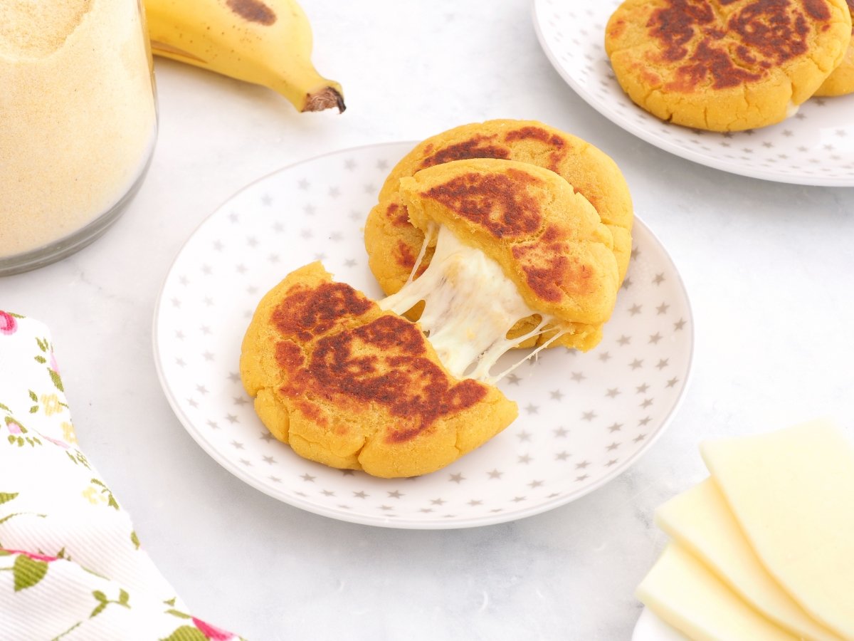 Arepas de plátano maduro