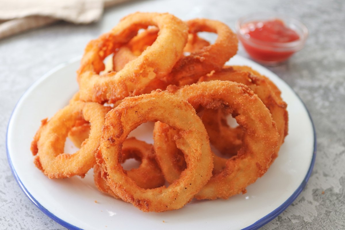onion rings close up photo