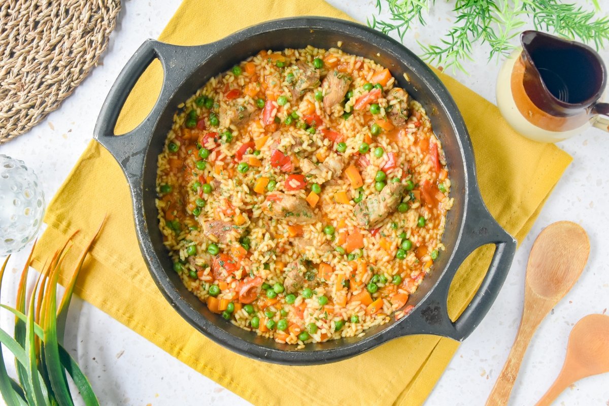 Arroz campero casero