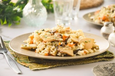 Arroz con boletus