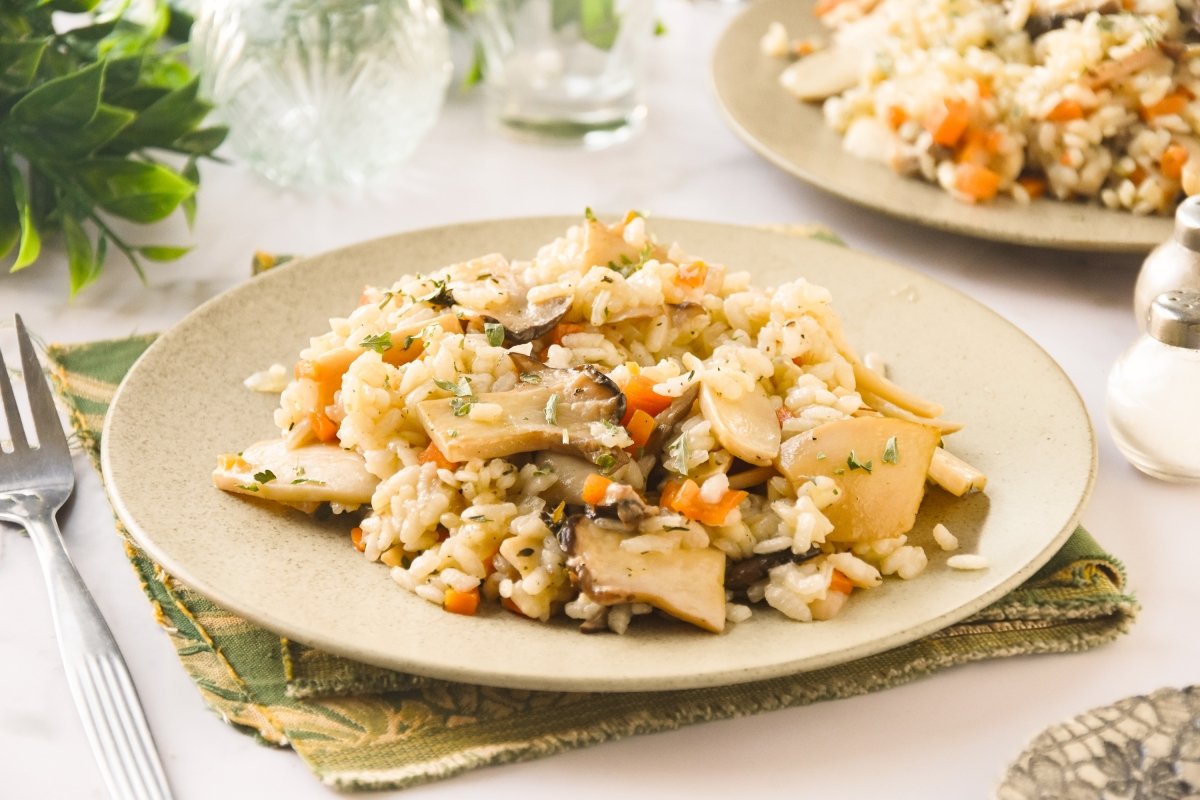 Arroz con boletus