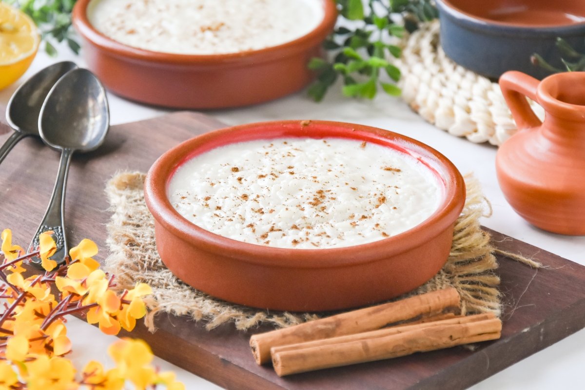 Arroz con leche de coco