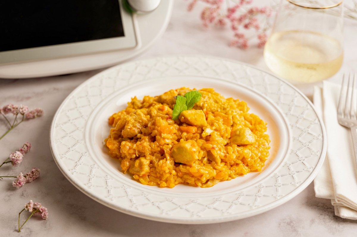 Arroz con pollo en Thermomix