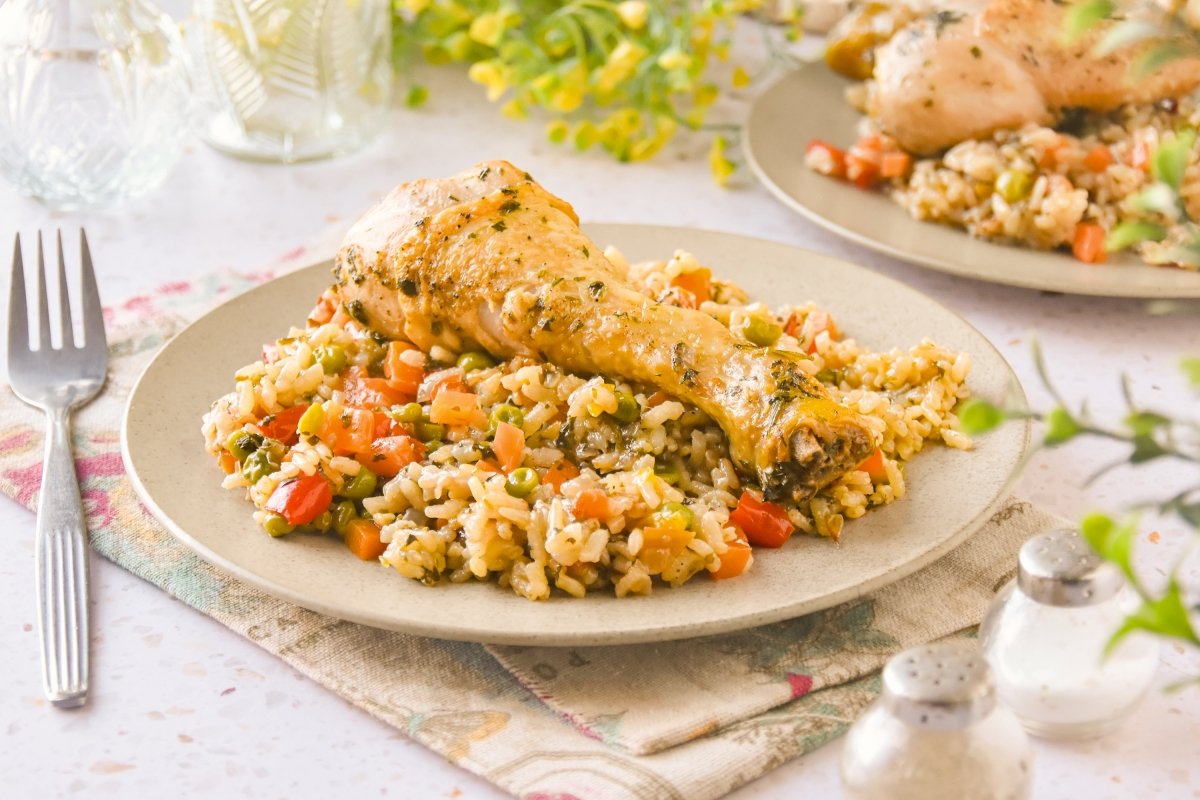 Arroz con pollo peruano