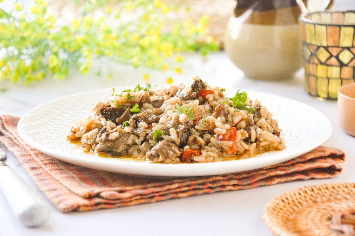 Arroz con rabo de toro casero