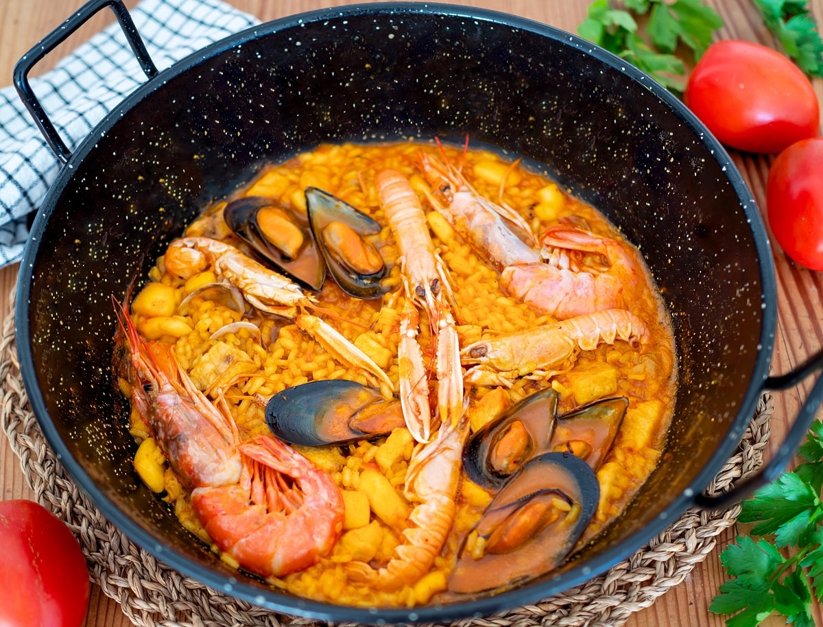 Arroz del mar y conchas de arroz de El Club Allard