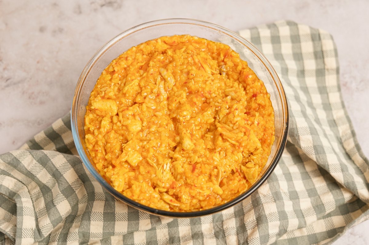 Arroz meloso con pollo en Thermomix