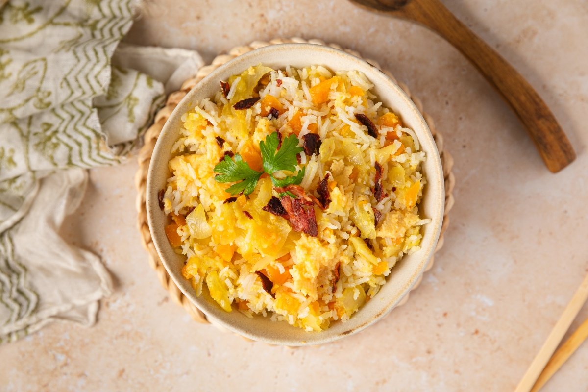 Arroz nelba con y sin Thermomix listo