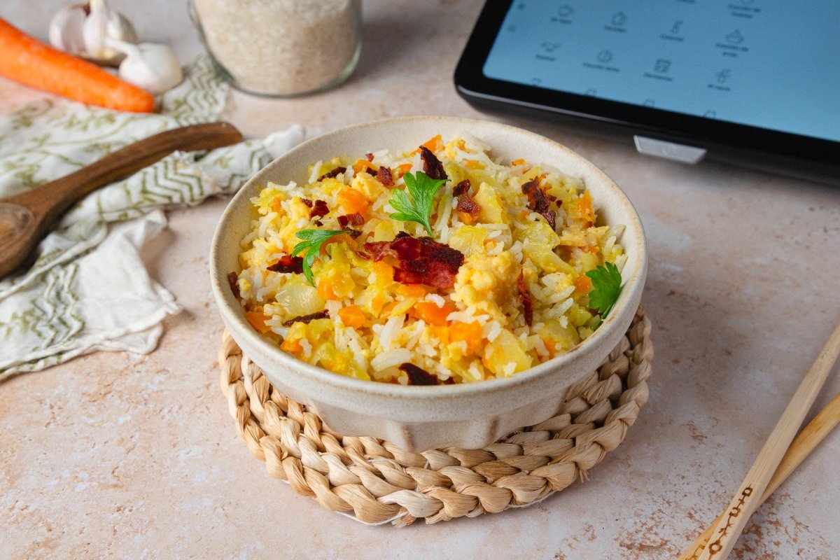 Arroz nelba con y sin Thermomix