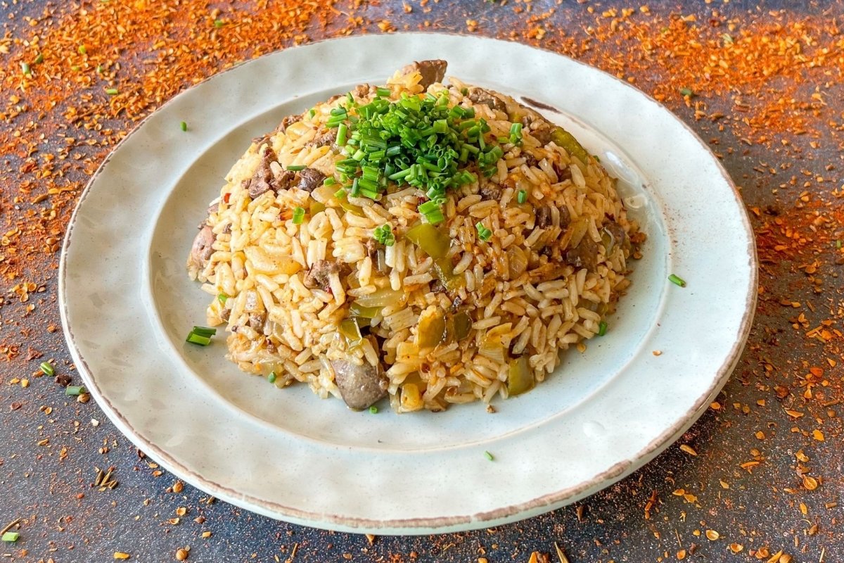 Arroz sucio del restaurante Toups Meatery