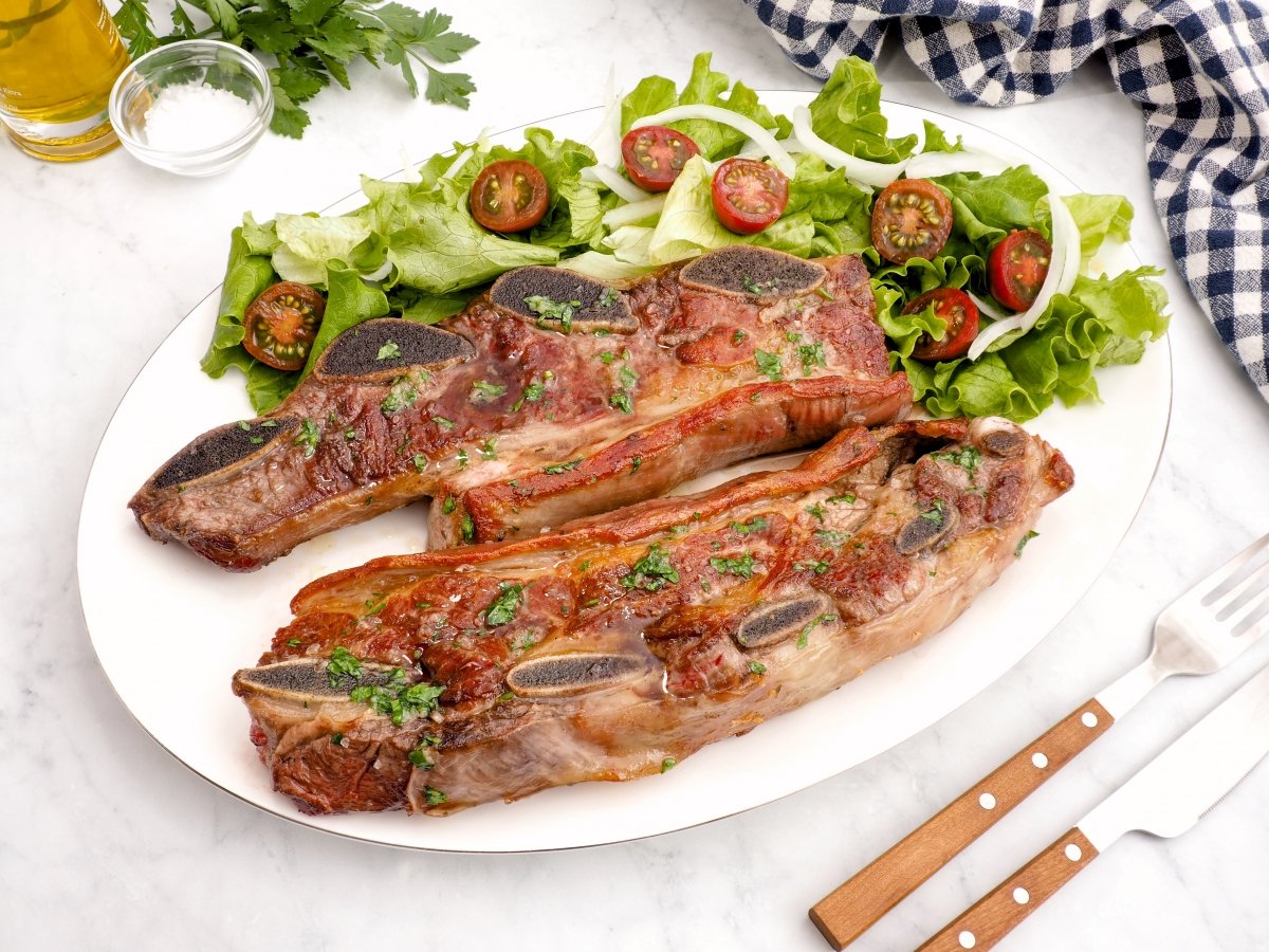 Asado de tira a la plancha