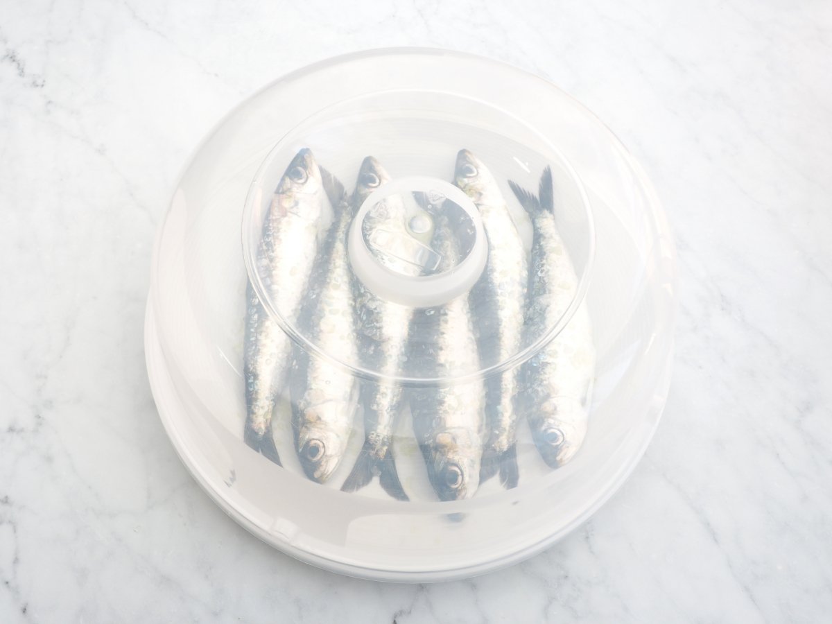 Asar las sardinas con tapa