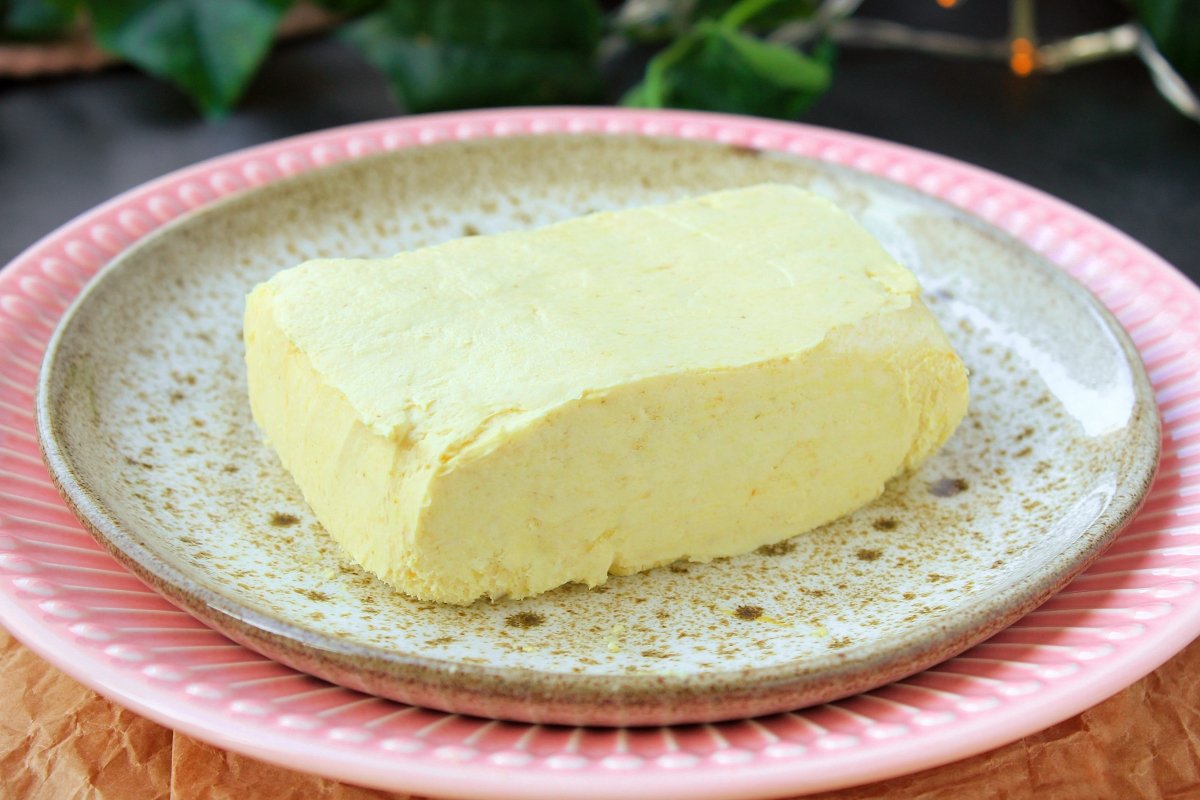 Aspecto de la margarina casera