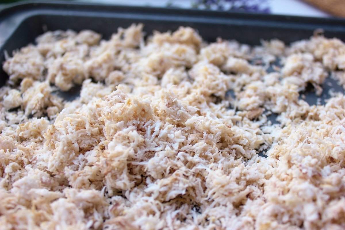 Appearance of grated cassava after refrigeration time