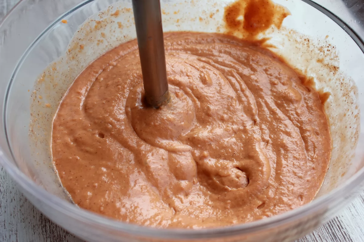 Aspecto de los ingredientes una vez triturados *