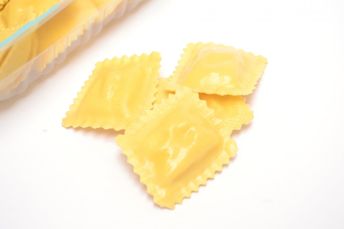 Aspecto de los raviolis una vez abierto el envase