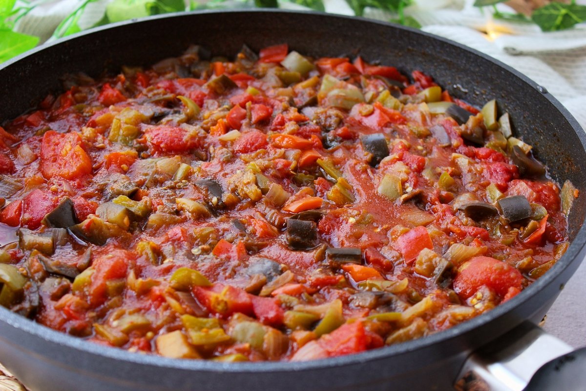 Appearance of the Murcian ratatouille once made
