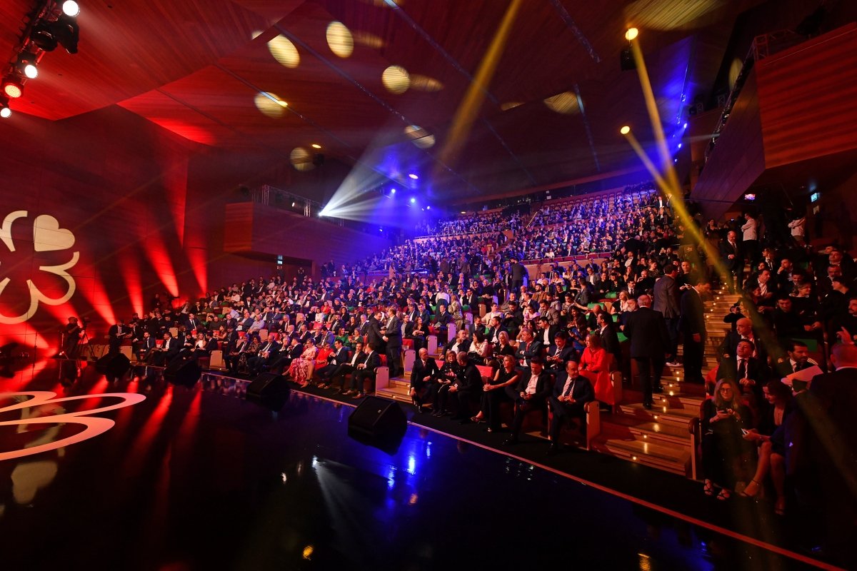 Auditorio del Palacio de Congresos El Greco de Toledo durante la Gala Michelin 2023