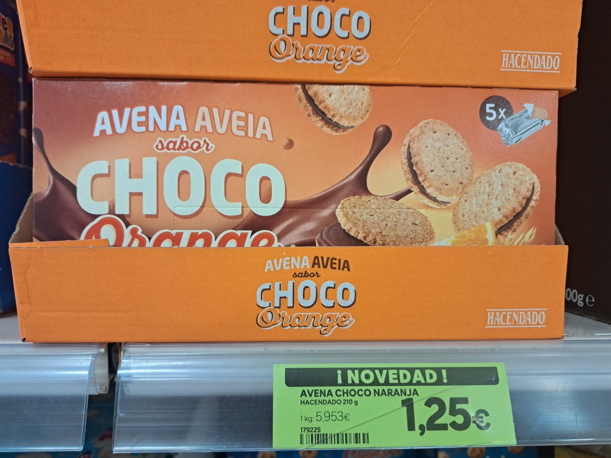 Avena Choco Orange Hacendado