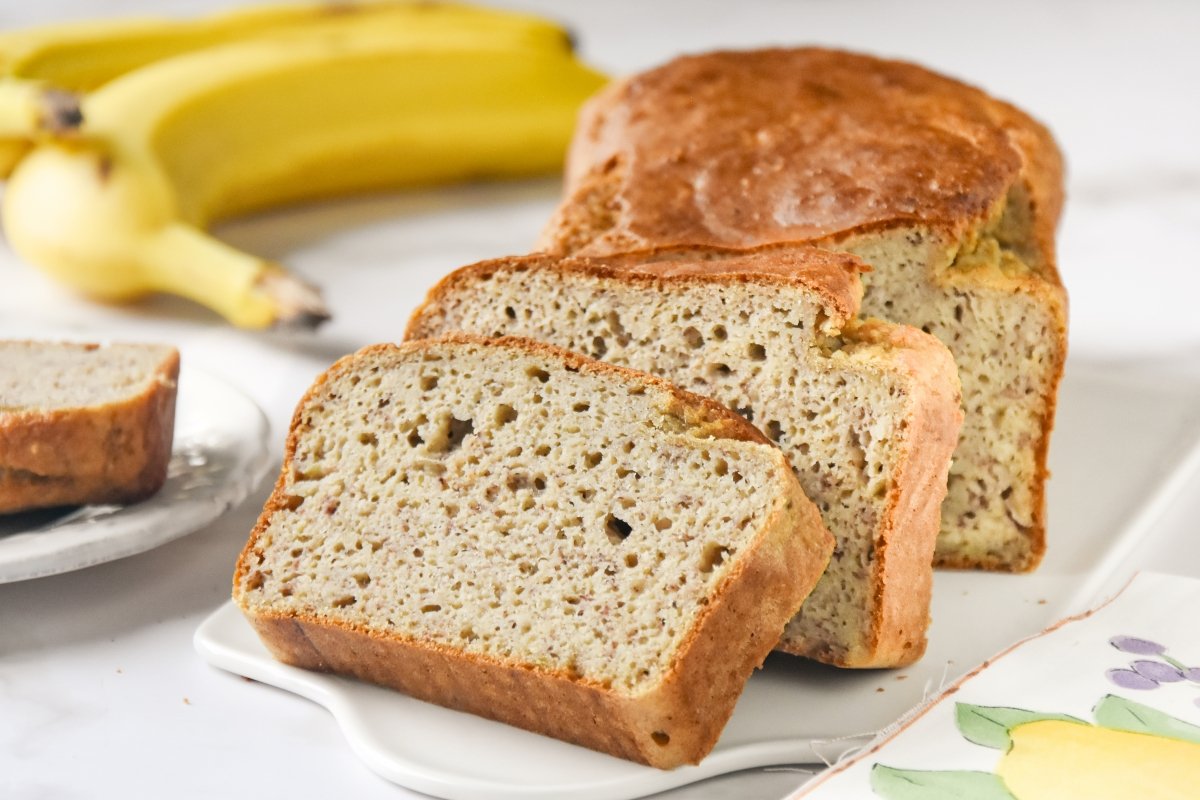 Banana bread, añadir la harina de trigo