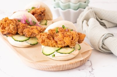 Bao relleno de pollo
