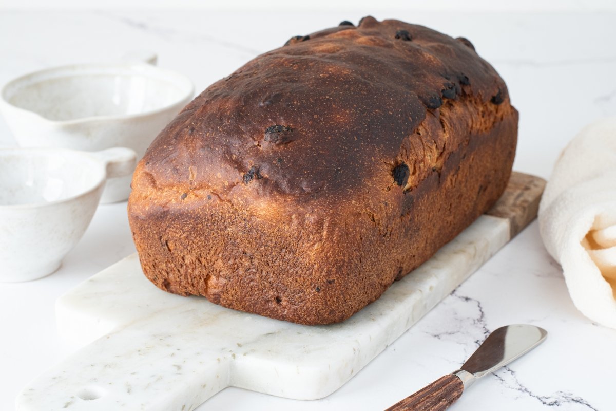 Barmbrack listo para servir