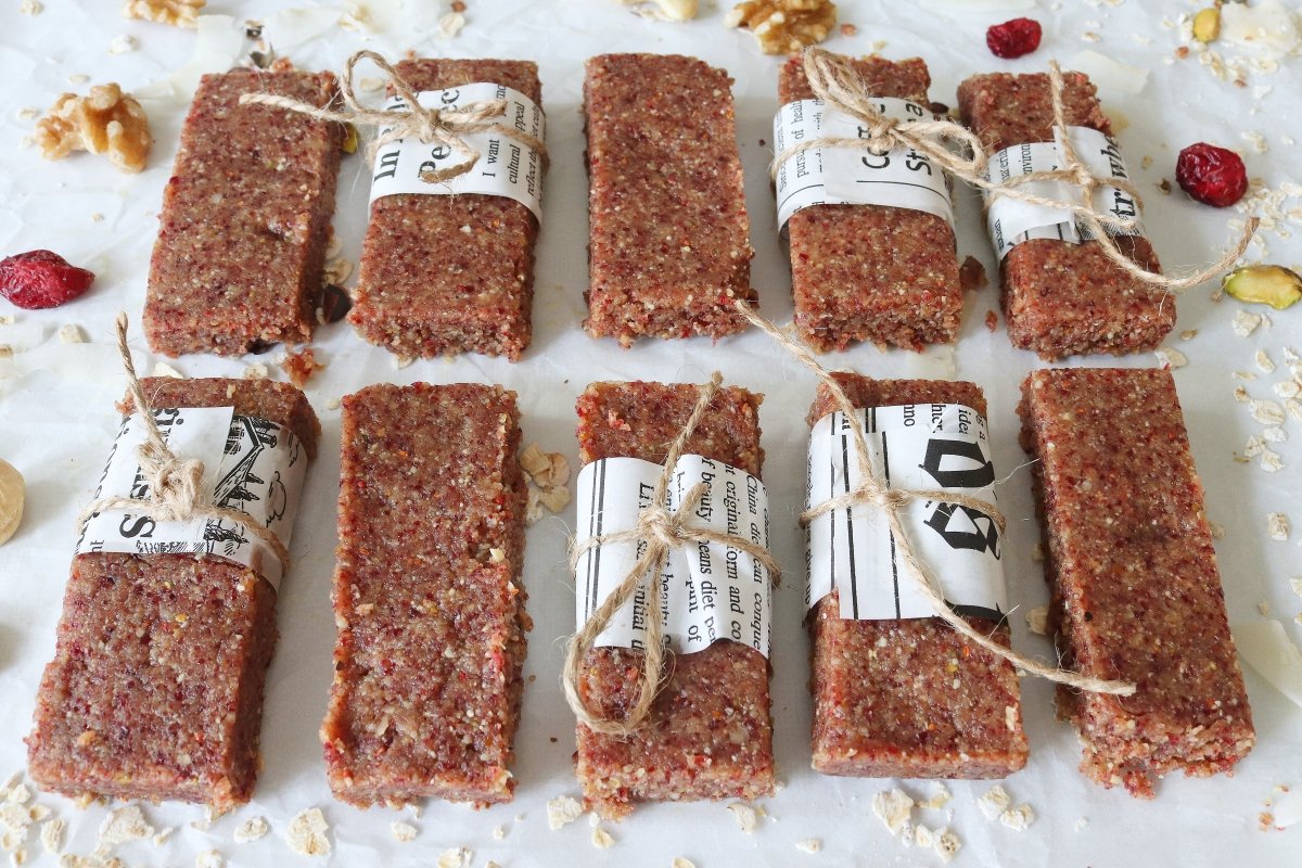 Homemade ready-to-drink energy bars