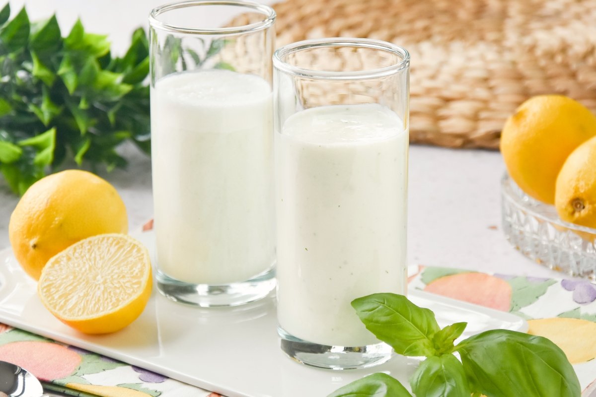 Batido de limón casero