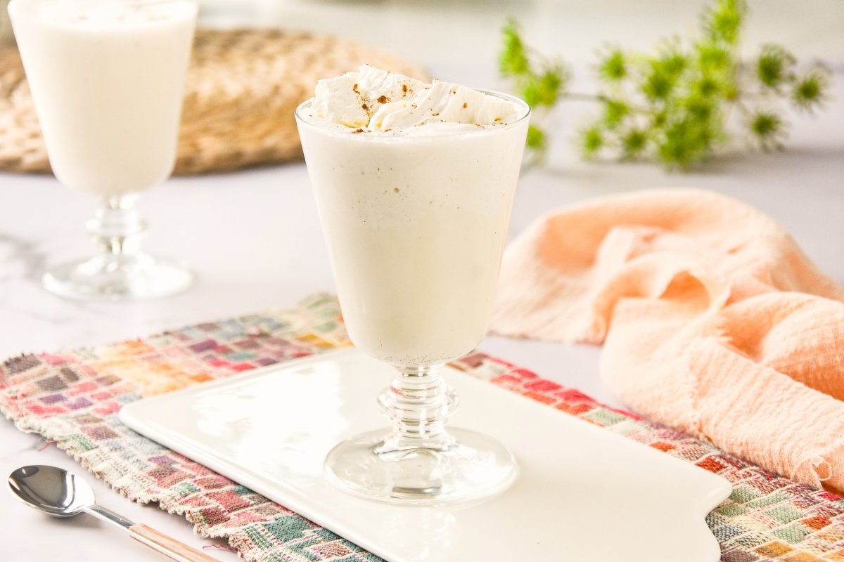 Batido de vainilla con nata montada