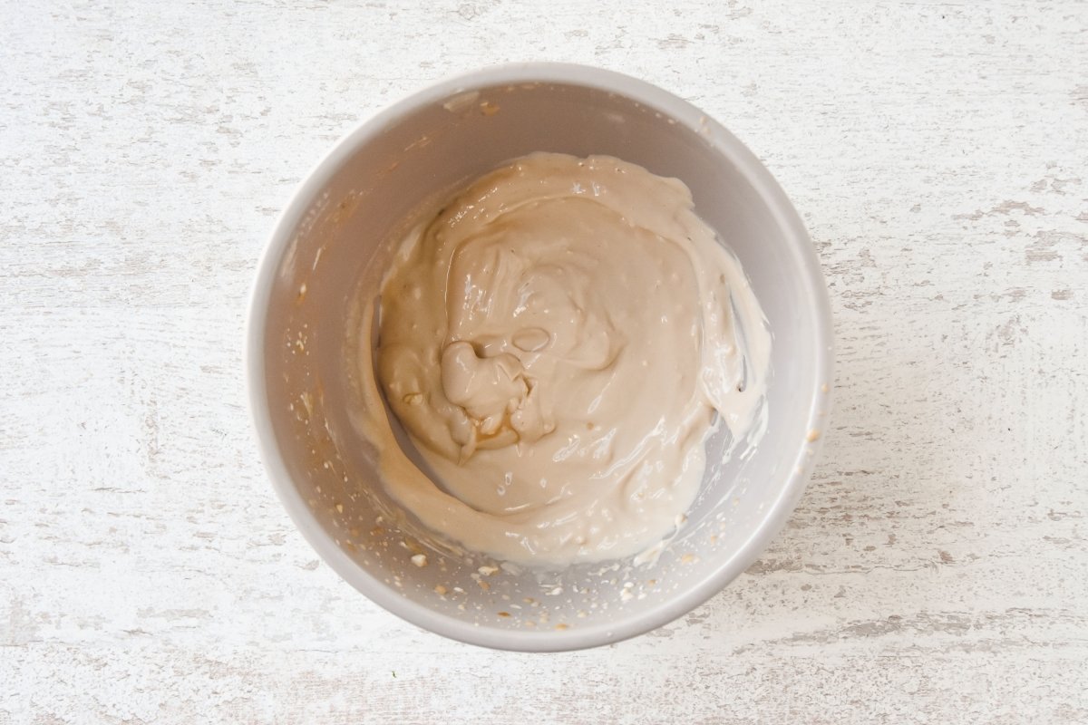 Batimos el mascarpone con el café