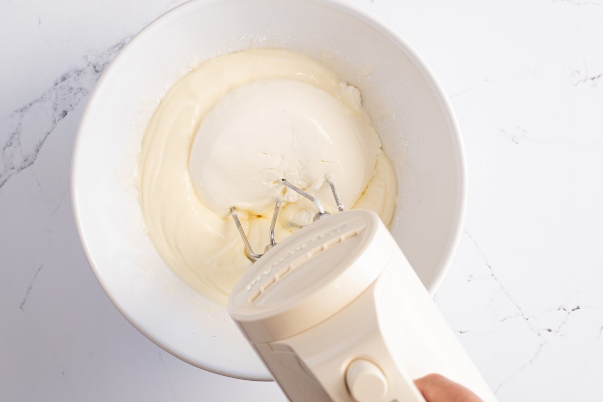 Batimos la crema de mascarpone
