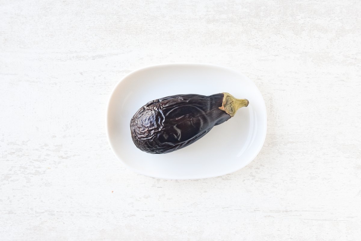 Berenjena recién horneada