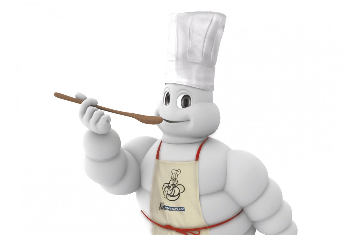 Bibendum es la mascota de Michelin y el símbolo de los Bib Gourmand