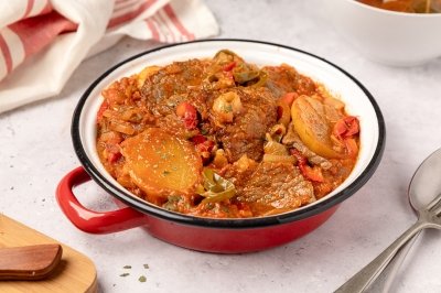Bifes a la criolla