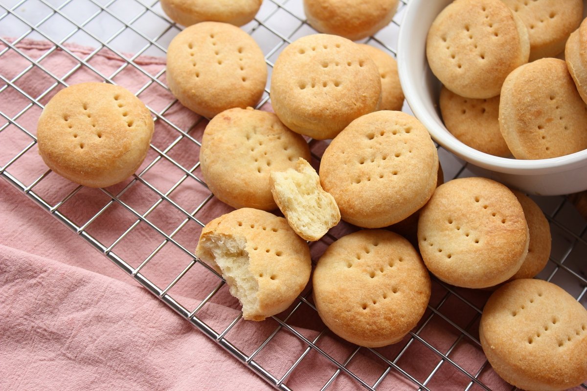 Homemade fat biscuits